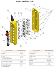 Kranų valdymo pultas PKS-6W06 kaina ir informacija | Apsaugos sistemos, valdikliai | pigu.lt