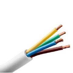 Elektrokabel 4x0,75mm, 1 m цена и информация | Кабели и провода | pigu.lt
