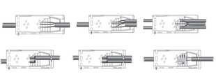 Element 2-4x1,5-6, 1 vnt. kaina ir informacija | Kabeliai ir laidai | pigu.lt