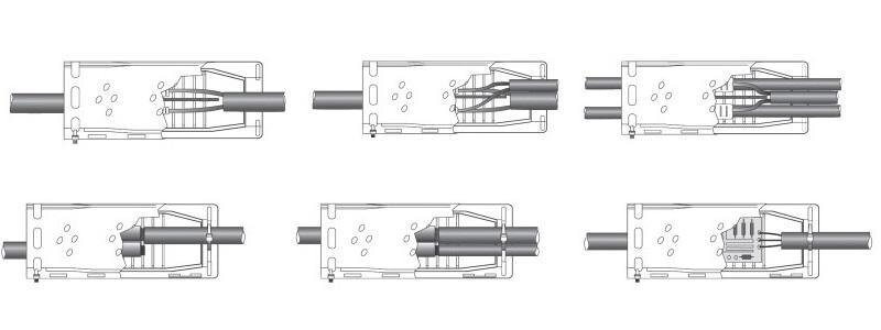 Shark 1x95-240, 1 vnt. цена и информация | Kabeliai ir laidai | pigu.lt