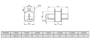 Плавкая вставка NT1 40A 500V gG цена и информация | Выключатели, розетки | pigu.lt