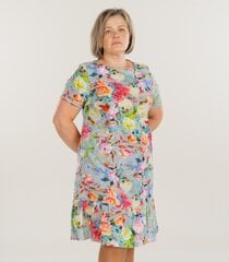 Hansmark женское платье Fanny 68149*01, бежевый/розовый 4741653096380 цена и информация | Платья | pigu.lt
