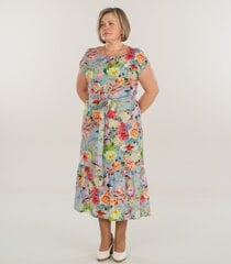 Hansmark женское платье Hepe 68150*01, бежевый/розовый 4741653096472 цена и информация | Платья | pigu.lt