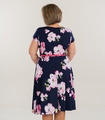 Женское платье 232118 01, тёмно-синий /розовый 232118*01-050 цена и информация | Платья | pigu.lt