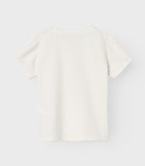 Детская футболка Name It 13238994*02 5715613621645, белая  цена и информация | Рубашки для девочек | pigu.lt