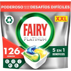 Fairy indaplovių tabletės Platinum All In One Lemon, 126 vnt. цена и информация | Средства для мытья посуды | pigu.lt