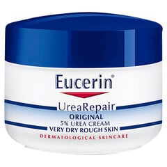 Kūno kremas Eucerin UreaRepair 5% Urea Original Cream, 75ml kaina ir informacija | Kūno kremai, losjonai | pigu.lt