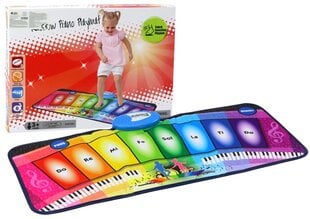 Edukacinis muzikinis šokių kilimėlis Rainbow Piano Lean Toys kaina ir informacija | Lavinamieji žaislai | pigu.lt