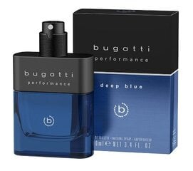 Туалетная вода Bugatti Performance Deep Blue EDT для мужчин, 100 мл цена и информация | Мужские духи | pigu.lt