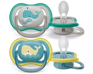 Соска Philips Avent Ultra Air SCF349/24, 18 месяцев+, 2 штуки цена и информация | Пустышки | pigu.lt