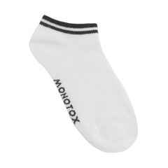 No-show stripes 6 monotox mx11008 vīriešiem pilka men's grey MX11008 цена и информация | Мужские носки | pigu.lt