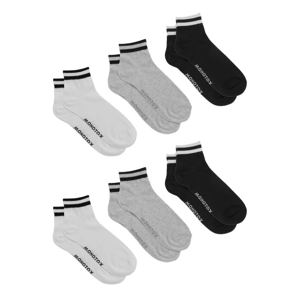 Kojinės vyrams Monotox, pilkos 6 poros kaina ir informacija | Vyriškos kojinės | pigu.lt