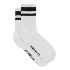 High stripes mono 3 monotox mx11017 vīriešiem balta men's white MX11017 цена и информация | Мужские носки | pigu.lt