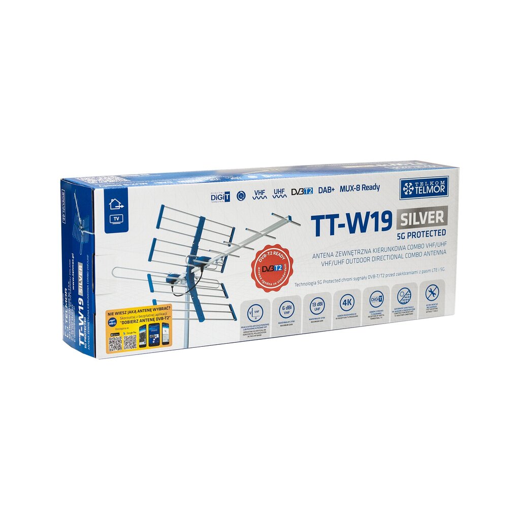 Telmor TT-W19 kaina ir informacija | TV antenos ir jų priedai | pigu.lt