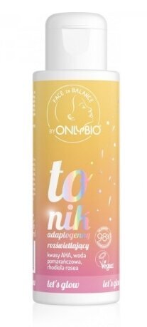 Šviesinantis veido tonikas Onlybio Face in Balance Rhodiola Rosea, 100 ml kaina ir informacija | Veido prausikliai, valikliai | pigu.lt