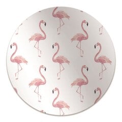 Apvalus kilimėlis po kėdę Decormat, Flamingo, 100 cm, įvairių spalvų kaina ir informacija | Biuro kėdės | pigu.lt