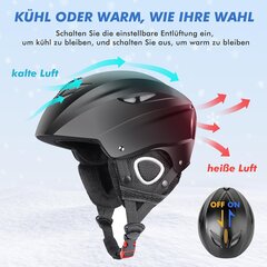 KUYOU Лыжный шлем, для сноуборда L (58-61 см) цена и информация | Горнолыжные шлемы | pigu.lt
