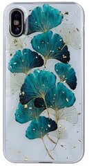 Fusion Gold Glam Leaves Case kaina ir informacija | Telefono dėklai | pigu.lt