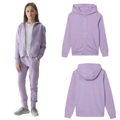 Džemperis mergaitėms 4F JWSS24TSWSF091952S, violetinis kaina ir informacija | Megztiniai, bluzonai, švarkai mergaitėms | pigu.lt