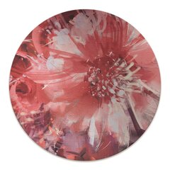 Apvalus kilimėlis po kėdę Decormat, Raudona gėlė, 100 cm, įvairių spalvų цена и информация | Офисные кресла | pigu.lt
