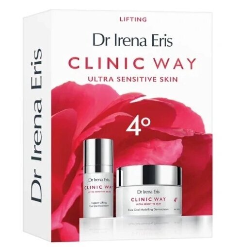 Veido priežiūros rinkinys Dr. Irena Eris Clinic Way 4° Lifting moterims: veido kremas 50 ml + paakių kremas 15 ml цена и информация | Veido kremai | pigu.lt