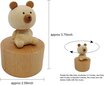 Medinė muzikinė dėžutė Teddy Bear Harmony Hill's AFF24 цена и информация | Lavinamieji žaislai | pigu.lt