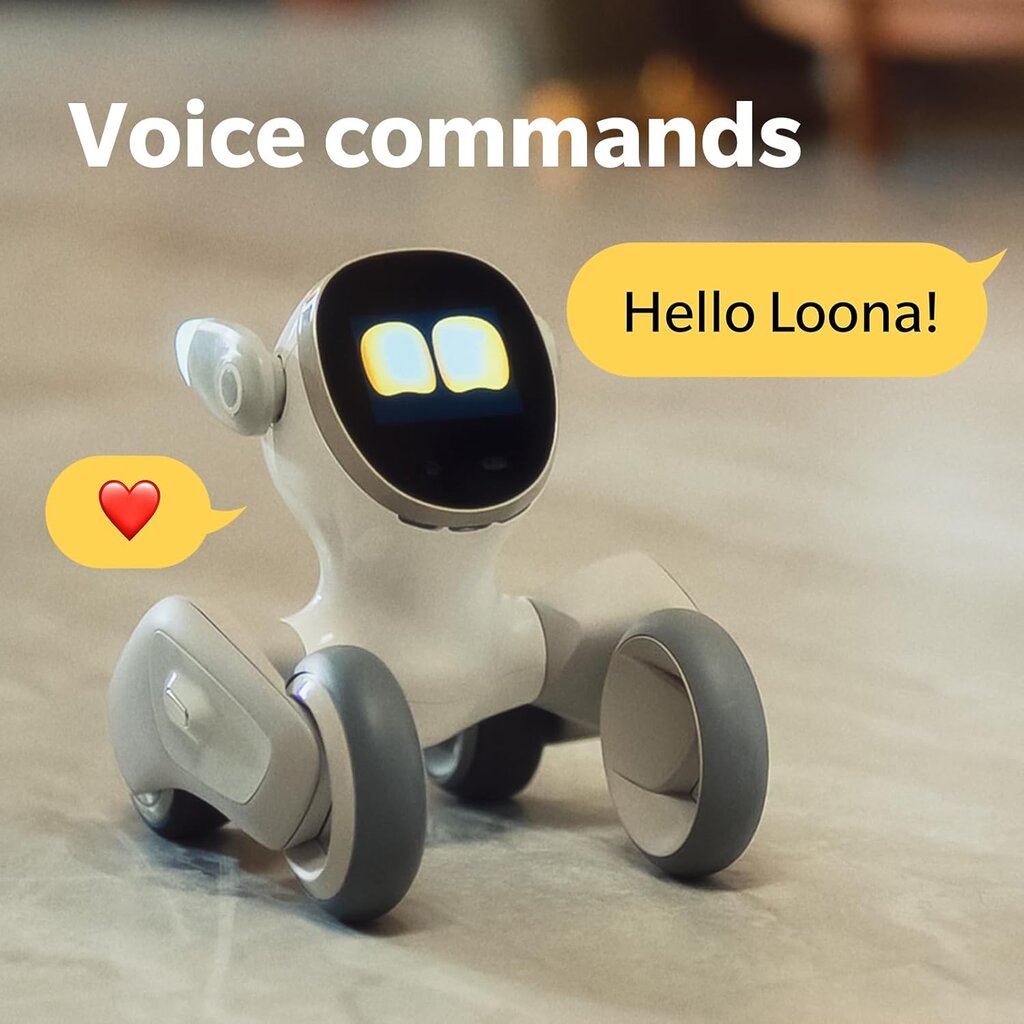 Robotizuotas šuo su balso komandomis Loona AFF71 kaina ir informacija | Žaislai berniukams | pigu.lt