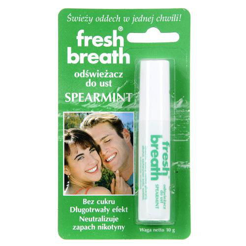 Mėtų skonio burnos gaiviklis Fresh Breath, 10 g цена и информация | Dantų šepetėliai, pastos | pigu.lt