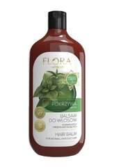 Dilgėlių balzamas normaliems ir riebiems plaukams Flora, 500 ml kaina ir informacija | Balzamai, kondicionieriai | pigu.lt