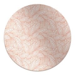 Apvalus kilimėlis po kėdę Decormat, Rudens lapai, 100 cm, įvairių spalvų kaina ir informacija | Biuro kėdės | pigu.lt