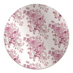 Apvalus kilimėlis po kėdę Decormat, Rožinės gėlės, 100 cm, įvairių spalvų kaina ir informacija | Biuro kėdės | pigu.lt
