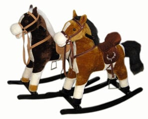 Лошадка -качалка Mustang, светло-коричневый цена и информация | Игрушки для малышей | pigu.lt