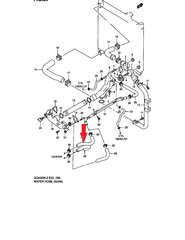 Šildymo kanalas Suzuki 17872-67D00, 1 vnt. kaina ir informacija | Auto reikmenys | pigu.lt