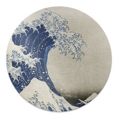 Apvalus kilimėlis po kėdę Decormat, Japonijos menas, 100 cm, įvairių spalvų цена и информация | Офисные кресла | pigu.lt