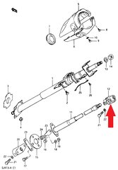 Vairo kolonėlės kryžminis elementas Suzuki Motor Corporation 48230-80120, 1 vnt. kaina ir informacija | Auto reikmenys | pigu.lt