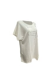 Белая толстовка с вырезами на плечах и бантиками цена и информация | Женские блузки, рубашки | pigu.lt