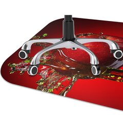 Apsauginis grindų kilimėlis Decormat raudonas obuolys, 100x70 cm, įvairių spalvų цена и информация | Офисные кресла | pigu.lt