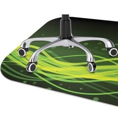 Apsauginis grindų kilimėlis Decormat Žalios juostelės, 100x70 cm, įvairių spalvų kaina ir informacija | Biuro kėdės | pigu.lt