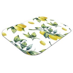 Apsauginis grindų kilimėlis Decormat Geltona citrina, 100x70 cm, įvairių spalvų цена и информация | Офисные кресла | pigu.lt