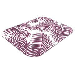 Apsauginis grindų kilimėlis Decormat Purpuriniai lapai, 100x70 cm, įvairių spalvų цена и информация | Офисные кресла | pigu.lt