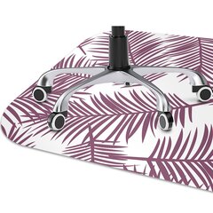 Apsauginis grindų kilimėlis Decormat Purpuriniai lapai, 100x70 cm, įvairių spalvų цена и информация | Офисные кресла | pigu.lt