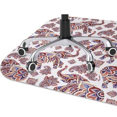 Apsauginis grindų kilimėlis Decormat Paisley dramblys, 100x70 cm, įvairių spalvų kaina ir informacija | Biuro kėdės | pigu.lt