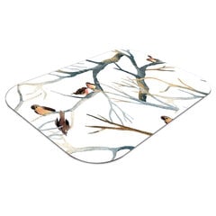 Apsauginis grindų kilimėlis Decormat Žvirbliai ant šakų, 100x70 cm, įvairių spalvų цена и информация | Офисные кресла | pigu.lt