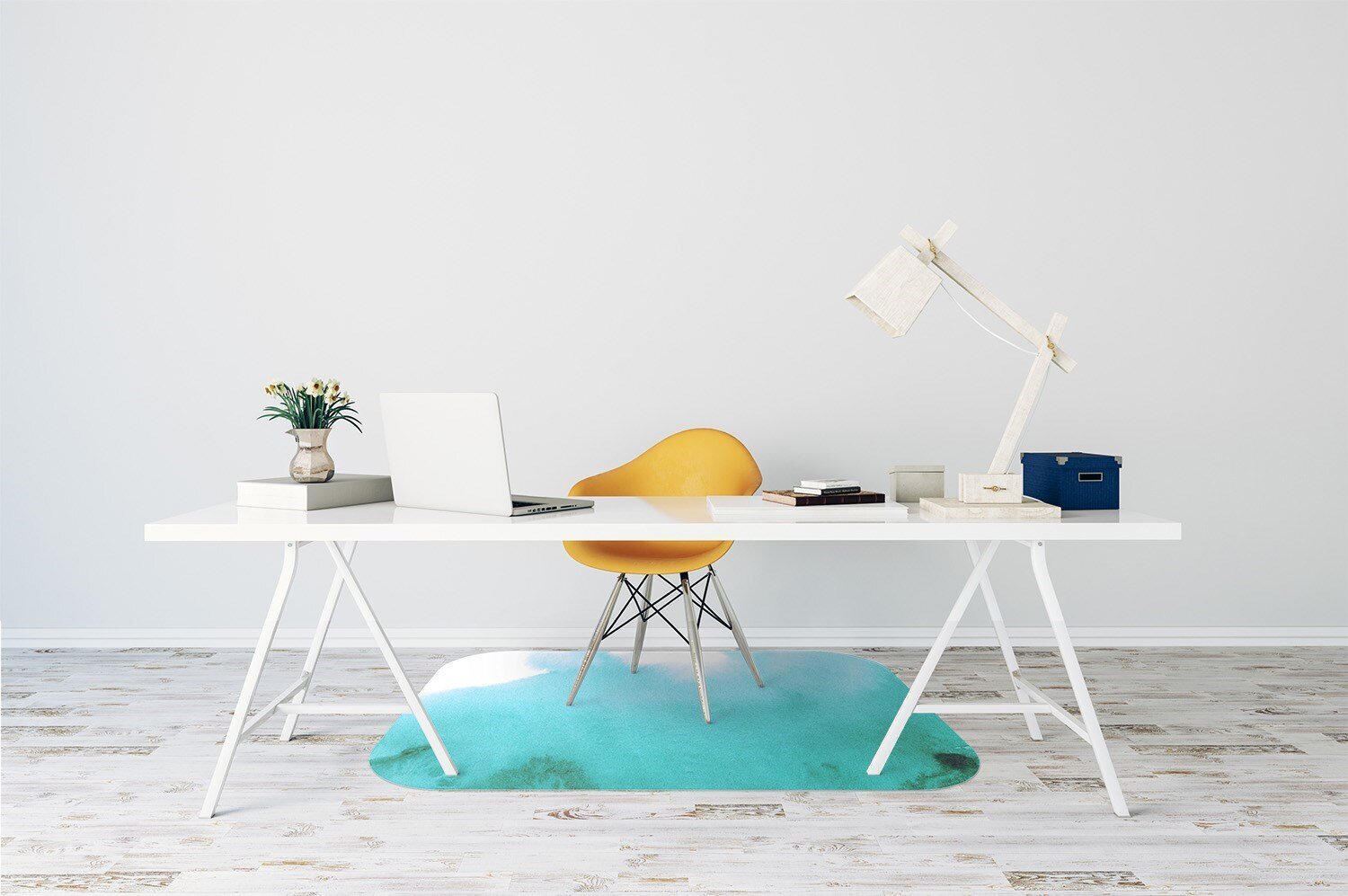Apsauginis grindų kilimėlis Decormat Dėmės ant drobės, 100x70 cm, įvairių spalvų kaina ir informacija | Biuro kėdės | pigu.lt