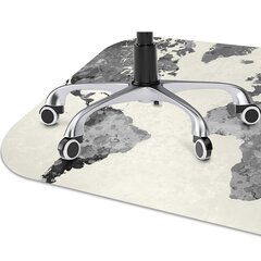 Apsauginis grindų kilimėlis Decormat Senojo pasaulio žemėlapis, 100x70 cm, įvairių spalvų kaina ir informacija | Biuro kėdės | pigu.lt