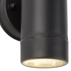 Searchlight наружный настенный светильник, бра Coastal 7591-1BK цена и информация | Уличные светильники | pigu.lt