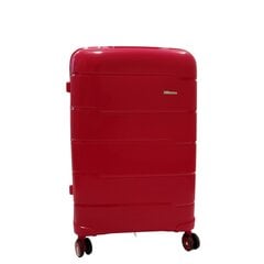 Didelis lagaminas Mulunsen L, raudonas kaina ir informacija | Lagaminai, kelioniniai krepšiai | pigu.lt