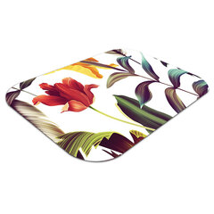 Apsauginis grindų kilimėlis Decormat Tropinės gėlės, 100x70 cm, įvairių spalvų kaina ir informacija | Biuro kėdės | pigu.lt