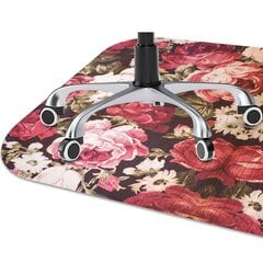 Apsauginis grindų kilimėlis Decormat Raudonos rožės, 100x70 cm, įvairių spalvų цена и информация | Офисные кресла | pigu.lt
