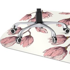 Apsauginis grindų kilimėlis Decormat Gėlių vynmedis, 100x70 cm, įvairių spalvų kaina ir informacija | Biuro kėdės | pigu.lt